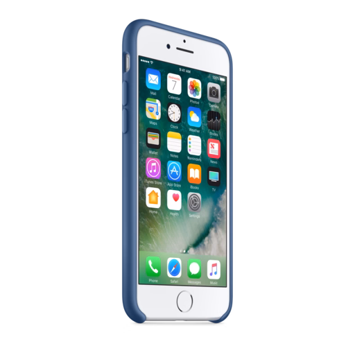 iPhone 7 Silicone Case — Ocean Blue
