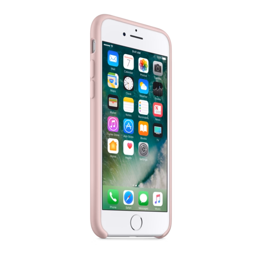 iPhone 7 Silicone Case — Pink Sand