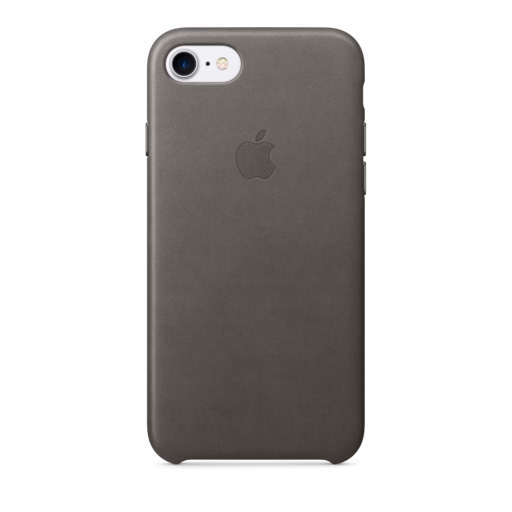 iPhone 7-8 Leather Case — Storm Gray