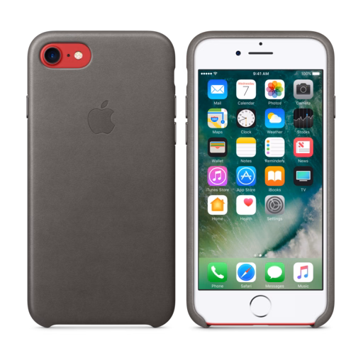 iPhone 7 Leather Case — Storm Grey