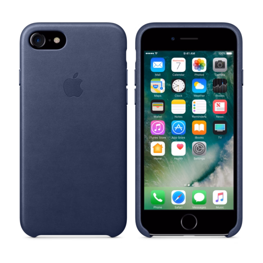 iPhone 7 Leather Case — Midnight Blue