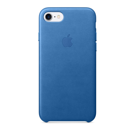 iPhone 7-8 Leather Case — Sea Blue