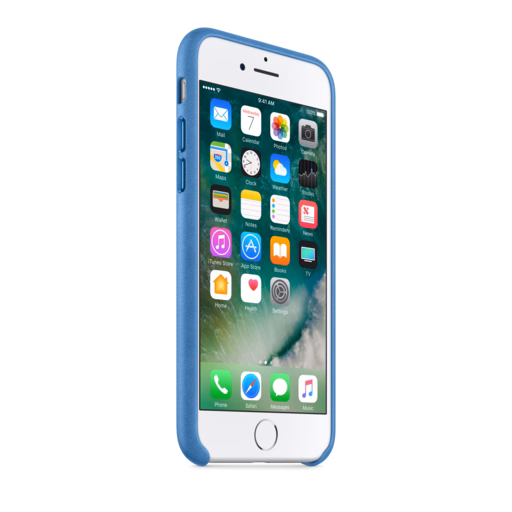 iPhone 7 Leather Case — Sea Blue