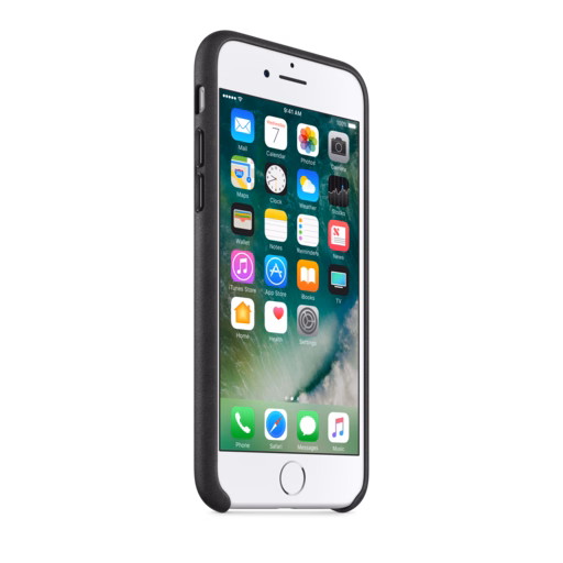 iPhone 7 Leather Case — Black