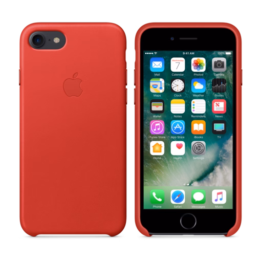 iPhone 7 Leather Case — (PRODUCT)RED