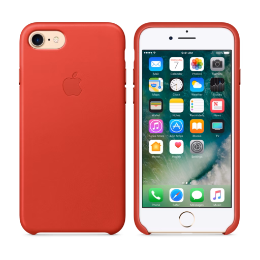iPhone 7 Leather Case — (PRODUCT)RED