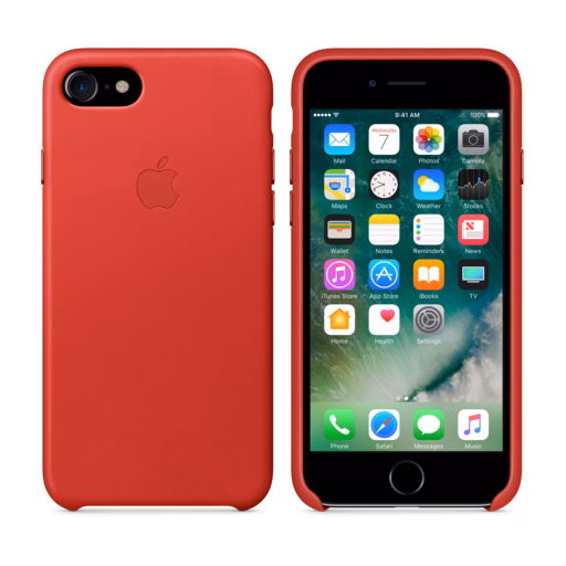 iPhone 7 Leather Case — (PRODUCT)RED