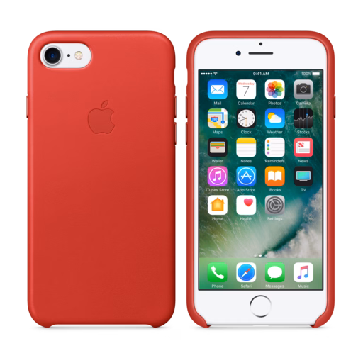iPhone 7 Leather Case — (PRODUCT)RED