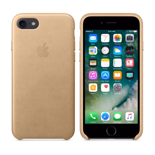 iPhone 7 Leather Case — Tan
