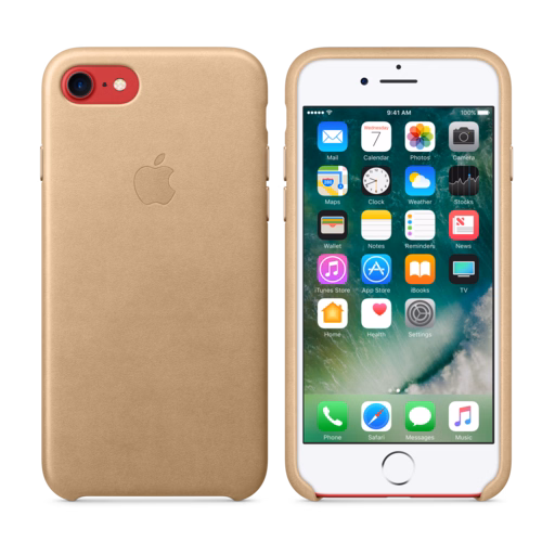 iPhone 7 Leather Case — Tan