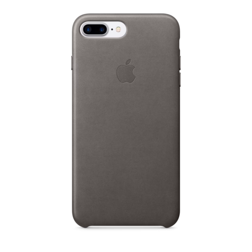 iPhone 7-8 Plus Leather Case — Storm Gray