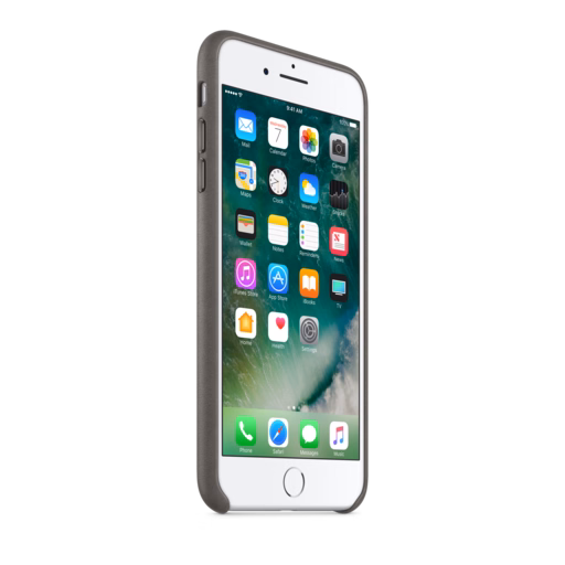 iPhone 7 Plus Leather Case — Storm Grey
