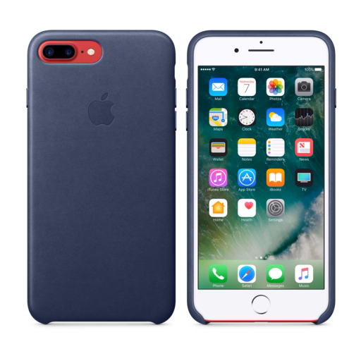iPhone 7 Plus Leather Case — Midnight Blue