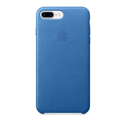 iPhone 7-8 Plus Leather Case — Sea Blue