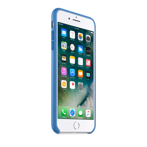iPhone 7 Plus Leather Case — Sea Blue