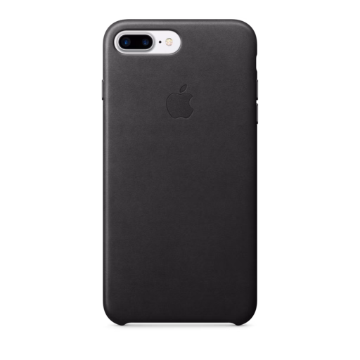 iPhone 7-8 Plus Leather Case — Black