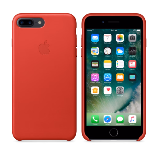 iPhone 7 Plus Leather Case — (PRODUCT)RED