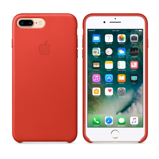 iPhone 7 Plus Leather Case — (PRODUCT)RED