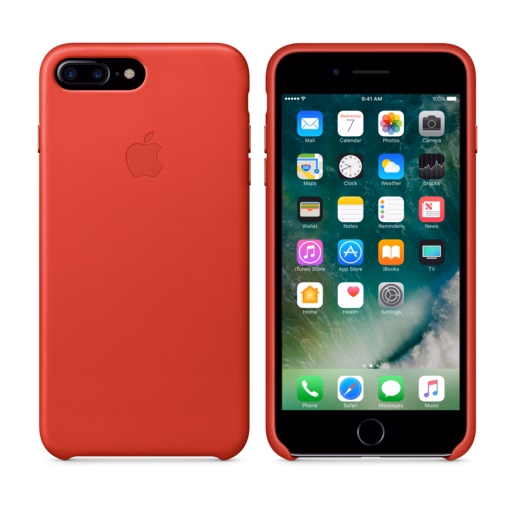iPhone 7 Plus Leather Case — (PRODUCT)RED