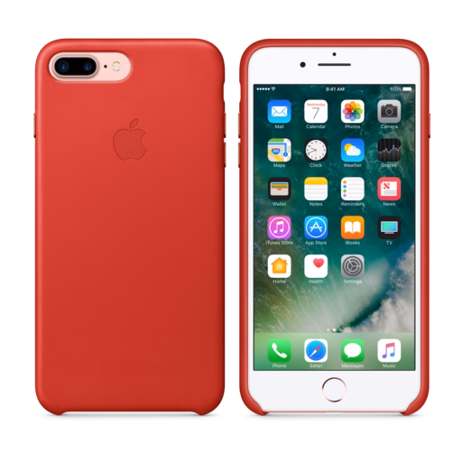 iPhone 7 Plus Leather Case — (PRODUCT)RED