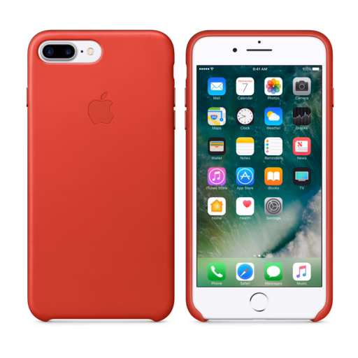 iPhone 7 Plus Leather Case — (PRODUCT)RED