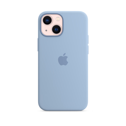iPhone 13 mini Silicone Case with MagSafe — Blue Fog