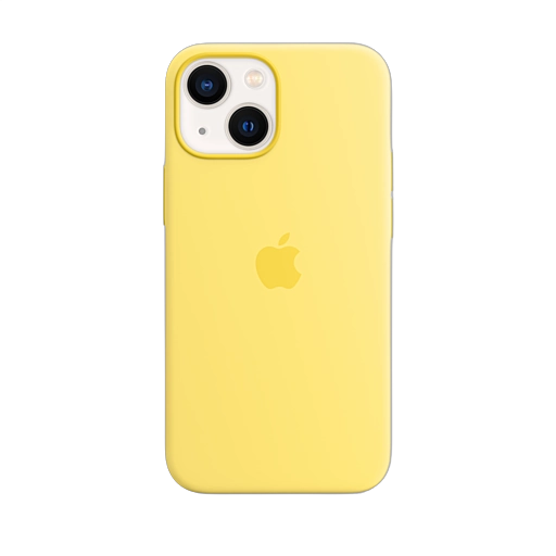 iPhone 13 mini Silicone Case — Lemon Zest