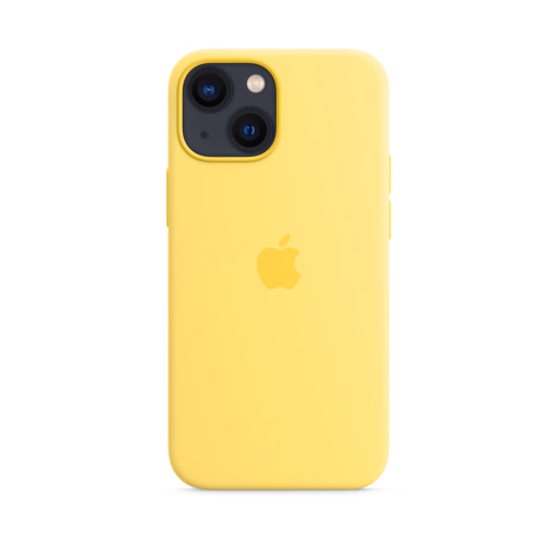 iPhone 13 mini Silicone Case with MagSafe — Lemon Zest