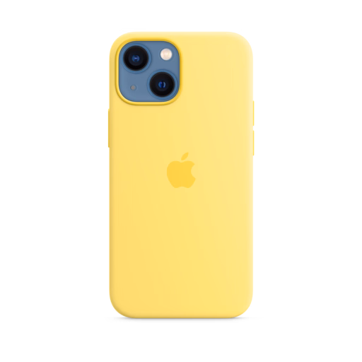 iPhone 13 mini Silicone Case with MagSafe — Lemon Zest