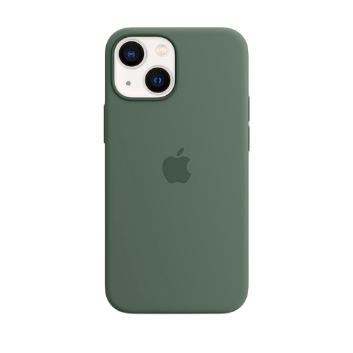 iPhone 13 mini Silicone Case — Eucalyptus