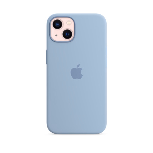 iPhone 13 Silicone Case with MagSafe — Blue Fog