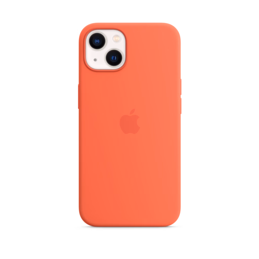 iPhone 13 Silicone Case — Nectarine