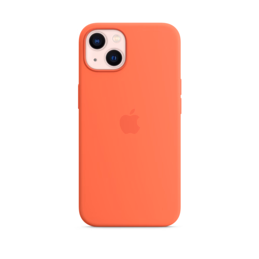 iPhone 13 Silicone Case with MagSafe — Nectarine