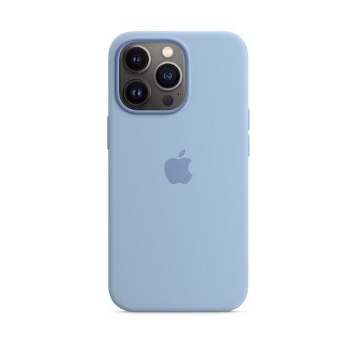 iPhone 13 Pro Silicone Case — Blue Fog