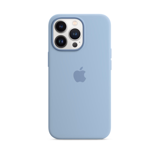 iPhone 13 Pro Silicone Case with MagSafe — Blue Fog
