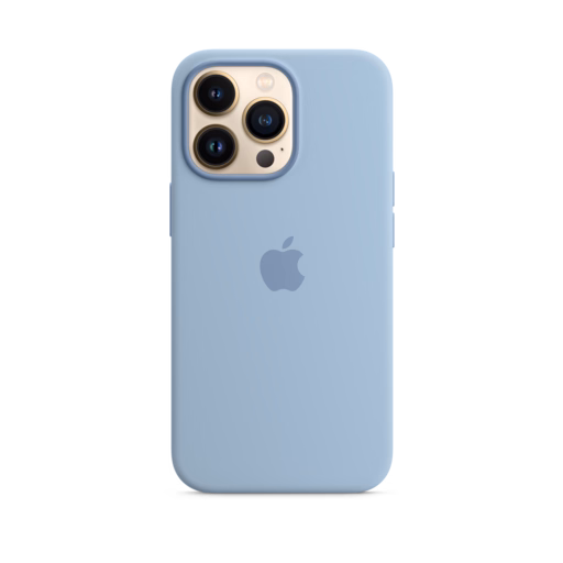 iPhone 13 Pro Silicone Case with MagSafe — Blue Fog