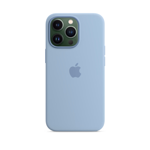 iPhone 13 Pro Silicone Case with MagSafe — Blue Fog