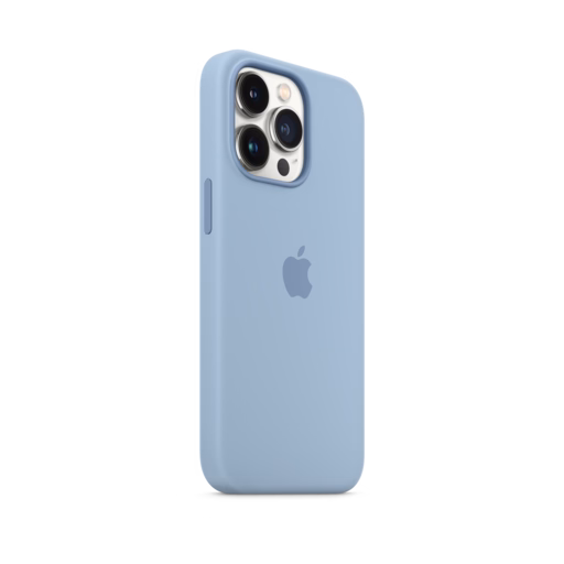 iPhone 13 Pro Silicone Case with MagSafe — Blue Fog
