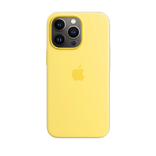 iPhone 13 Pro Silicone Case — Lemon Zest