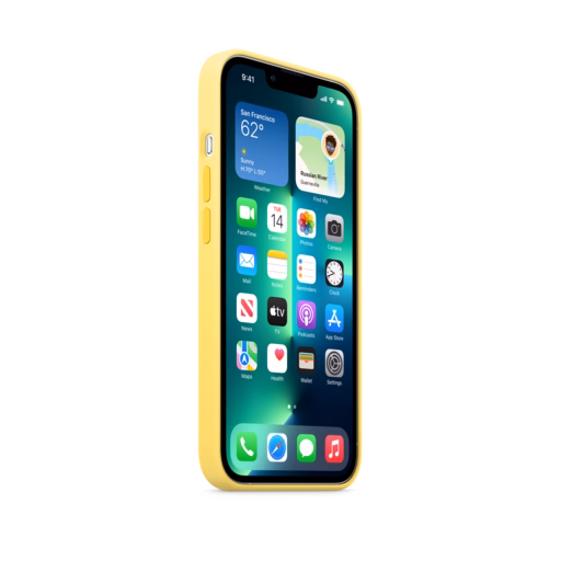 iPhone 13 Pro Silicone Case with MagSafe — Lemon Zest