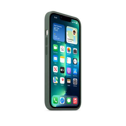 iPhone 13 Pro Silicone Case with MagSafe — Eucalyptus