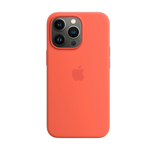 iPhone 13 Pro Silicone Case — Nectarine