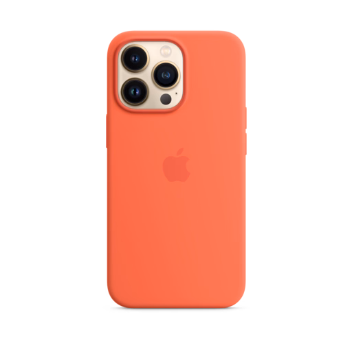 iPhone 13 Pro Silicone Case with MagSafe — Nectarine