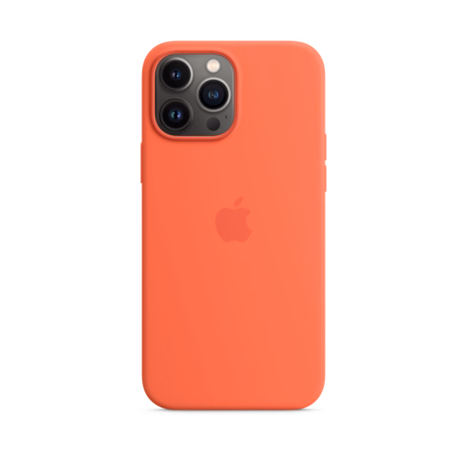 iPhone 13 Pro Max Silicone Case — Nectarine