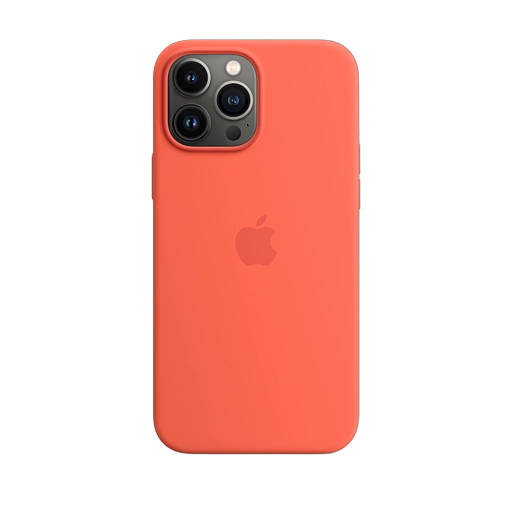 iPhone 13 Pro Max Silicone Case — Nectarine