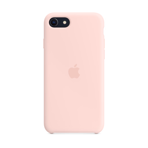 iPhone SE Silicone Case with MagSafe — Chalk Pink