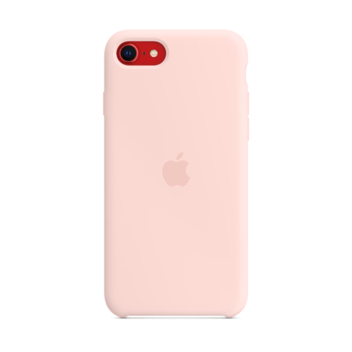 iPhone SE Silicone Case with MagSafe — Chalk Pink