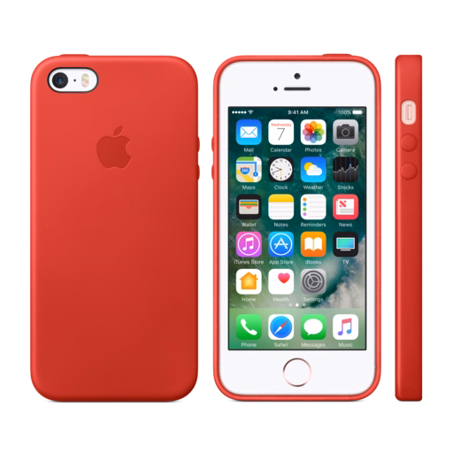 iPhone SE Leather Case — (PRODUCT)RED