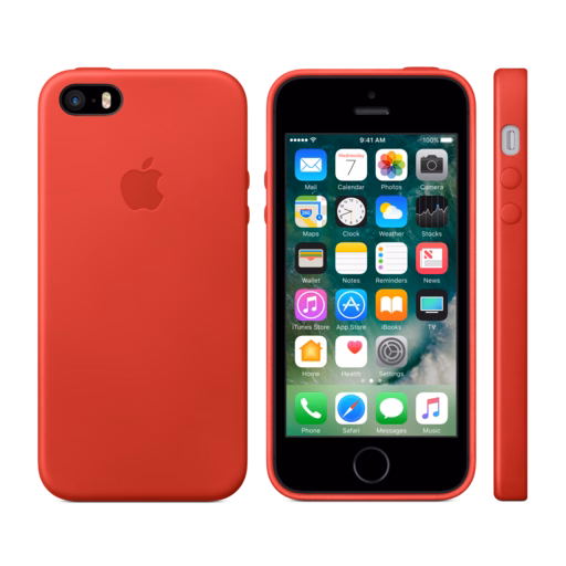 iPhone SE Leather Case — (PRODUCT)RED