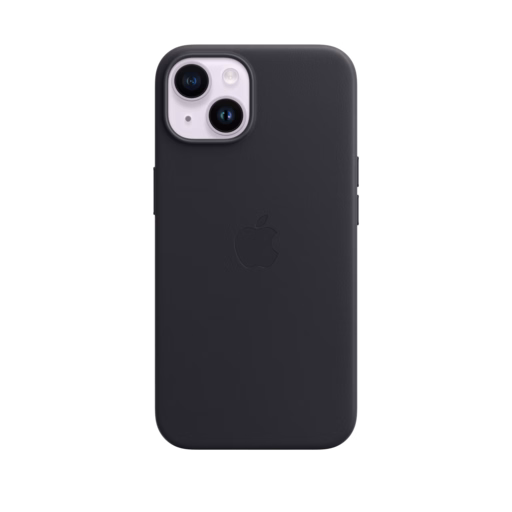 iPhone 14 Leather Case with MagSafe — Midnight
